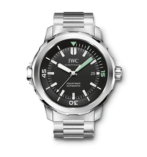 iwc steinless steel bracelet aquatimer|iwc aquatimer split minute.